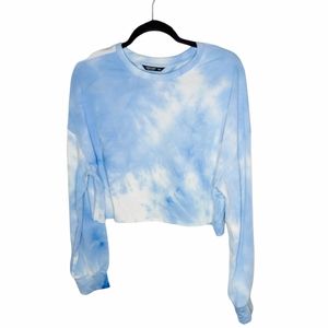 ❗NWOT❗Cloud tie dye cropped sweatshirt